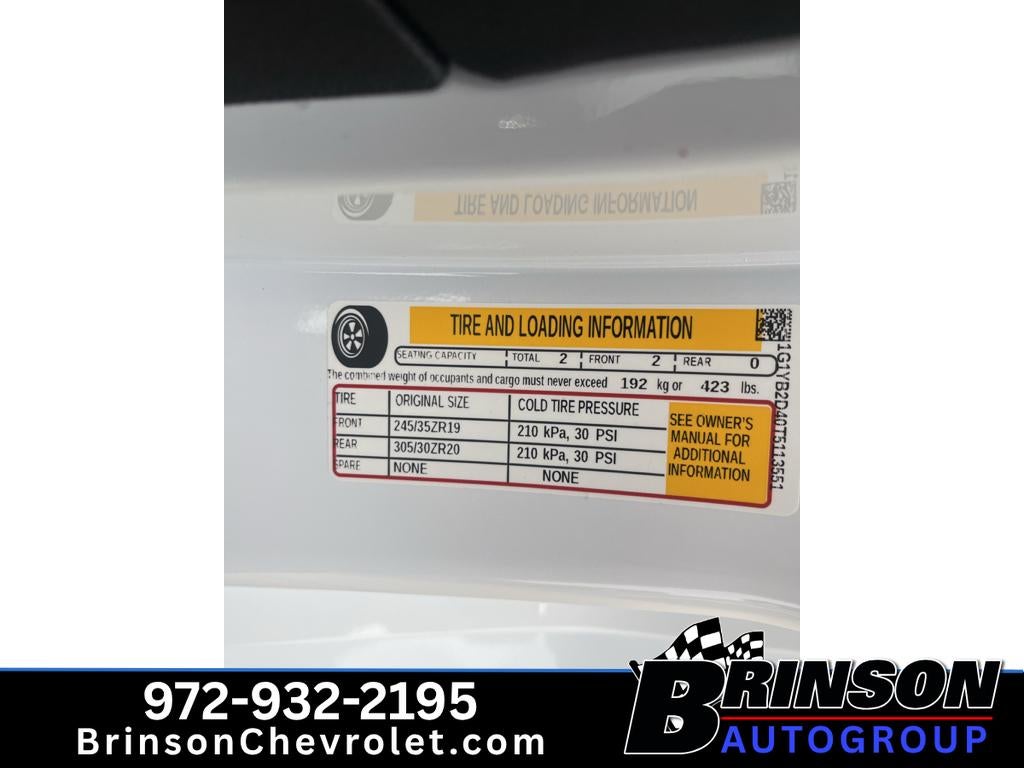 2026 Chevrolet Corvette Stingray 2LT