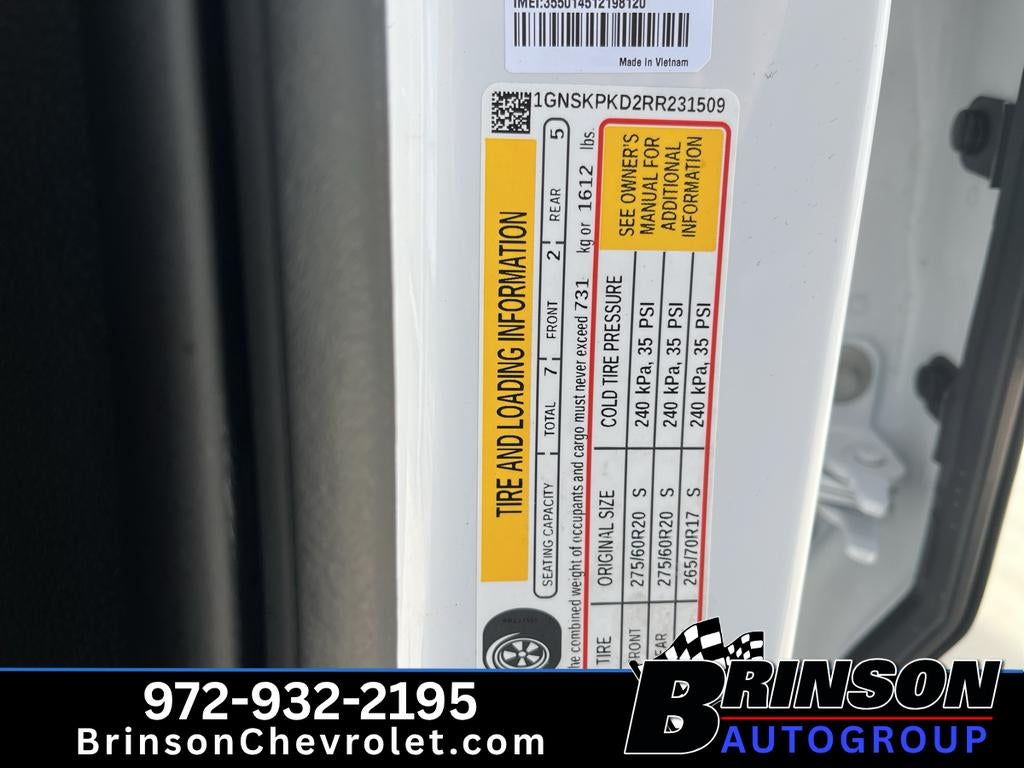 2024 Chevrolet Tahoe Z71