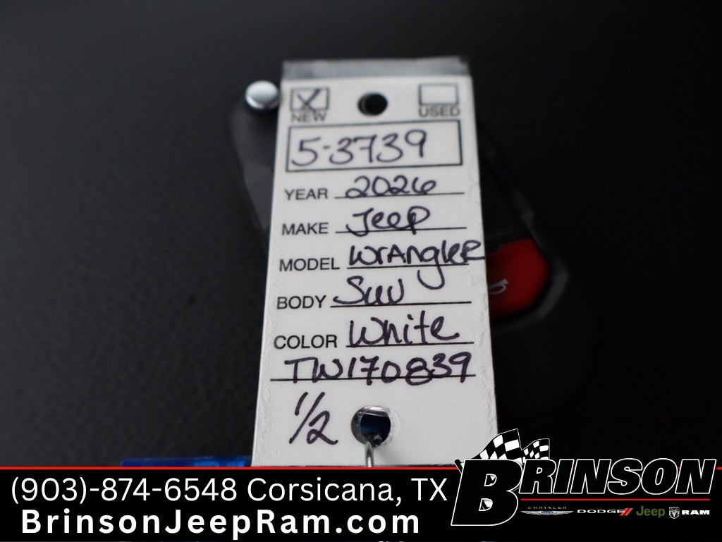 2026 Jeep Wrangler WRANGLER 4-DOOR WILLYS