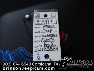 2026 Jeep Wrangler WRANGLER 4-DOOR WILLYS