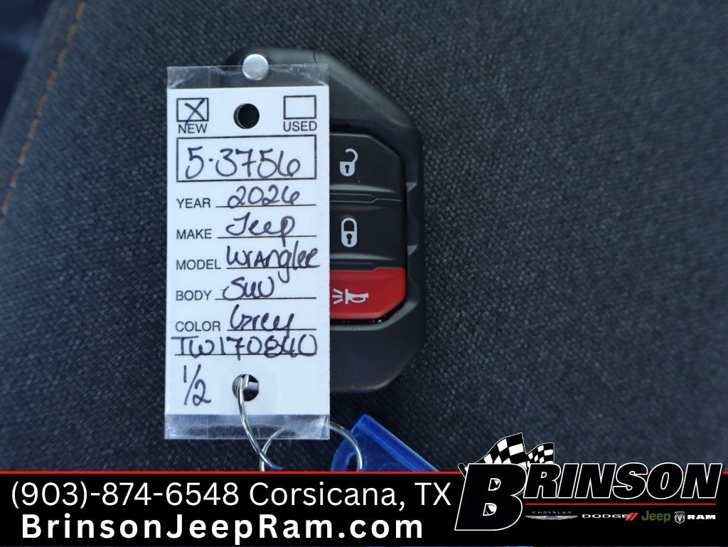 2026 Jeep Wrangler WRANGLER 4-DOOR WILLYS