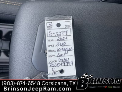2024 Jeep Wrangler WRANGLER 4-DOOR SPORT S