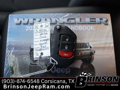 2026 Jeep Wrangler WRANGLER 4-DOOR SPORT S