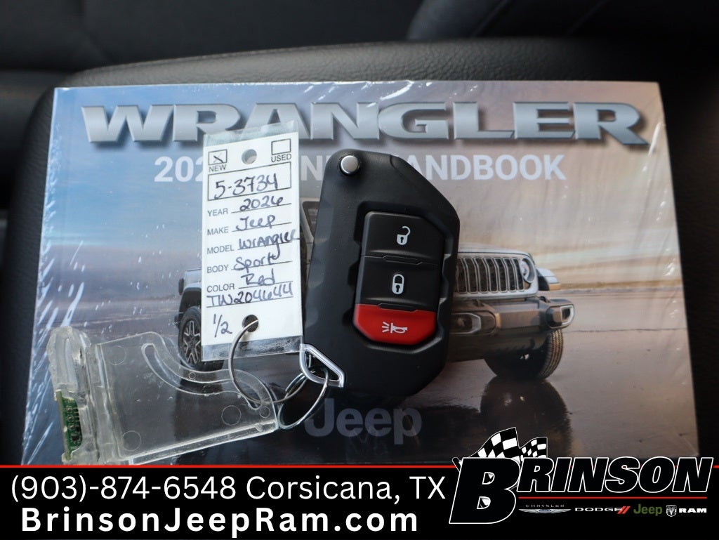 2026 Jeep Wrangler WRANGLER 4-DOOR SPORT S