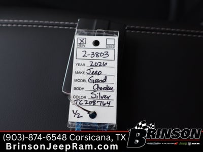 2026 Jeep Grand Cherokee GRAND CHEROKEE LAREDO ALTITUDE 4X2