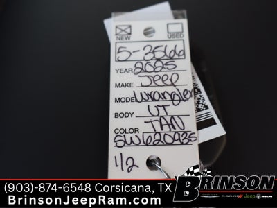 2025 Jeep Wrangler WRANGLER 4-DOOR RUBICON 392