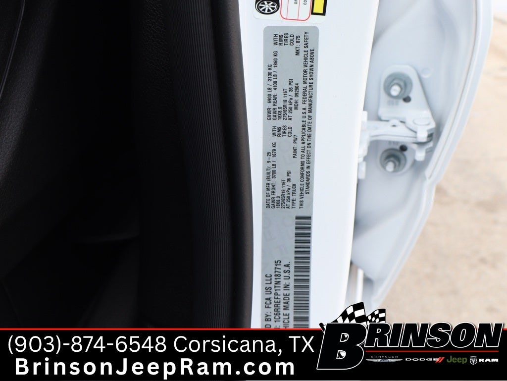 2026 RAM Ram 1500 RAM 1500 BIG HORN CREW CAB 4X2 5'7' BOX