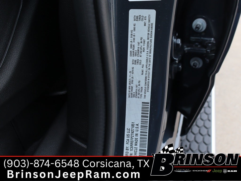 2026 RAM Ram 1500 RAM 1500 BIG HORN CREW CAB 4X2 5'7' BOX