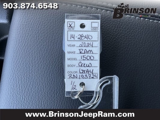 2024 RAM Ram 1500 RAM 1500 TRADESMAN CREW CAB 4X4 5'7' BOX in Corsicana, TX - Brinson Auto Group