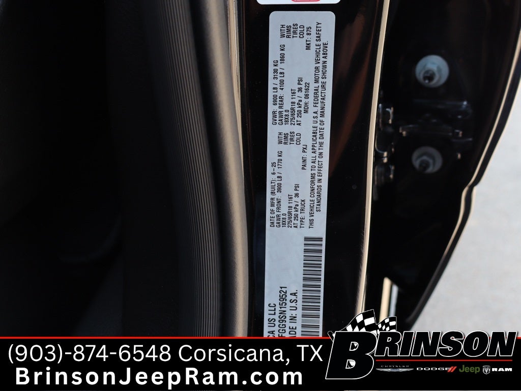 2025 RAM Ram 1500 RAM 1500 TRADESMAN CREW CAB 4X4 5'7' BOX