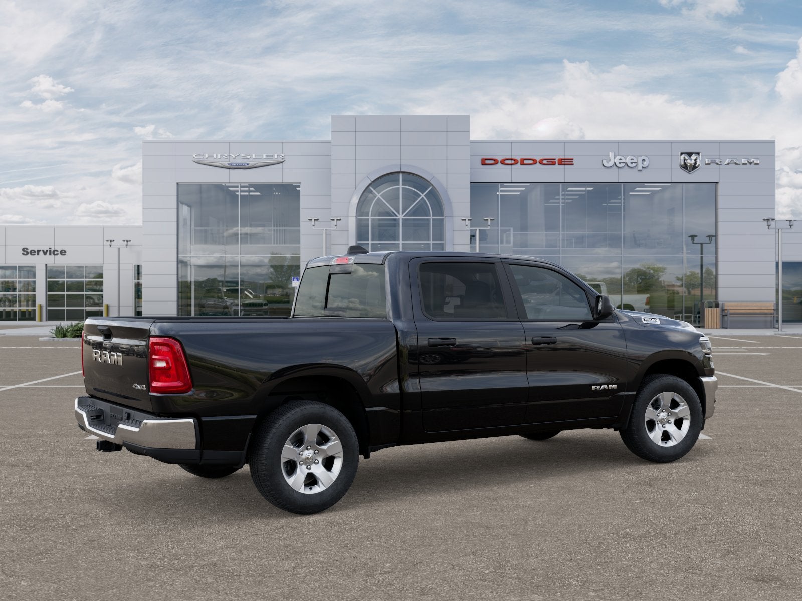 2025 RAM Ram 1500 RAM 1500 TRADESMAN CREW CAB 4X4 5'7' BOX