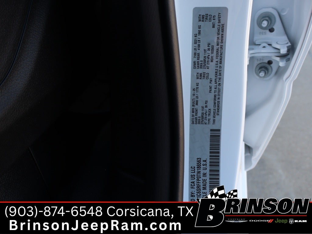 2026 RAM Ram 1500 RAM 1500 LONE STAR CREW CAB 4X4 5'7' BOX