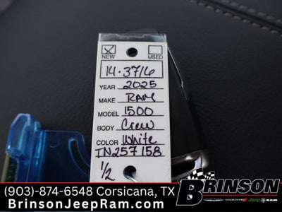 2026 RAM Ram 1500 RAM 1500 LONE STAR CREW CAB 4X4 5'7' BOX