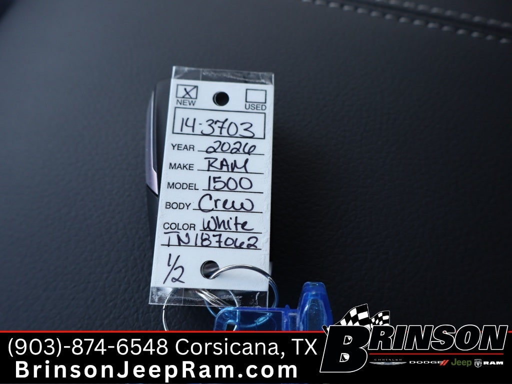 2026 RAM Ram 1500 RAM 1500 LONE STAR CREW CAB 4X4 5'7' BOX