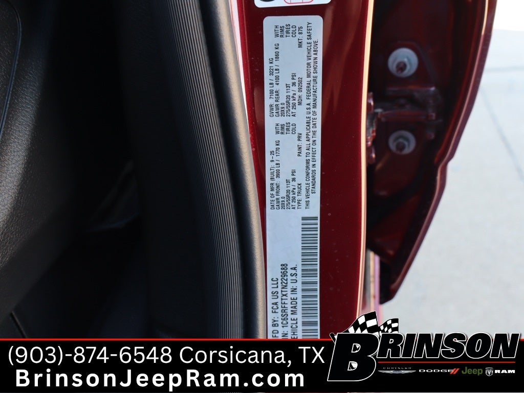 2026 RAM Ram 1500 RAM 1500 LONE STAR CREW CAB 4X4 5'7' BOX