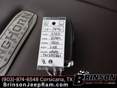 2026 RAM Ram 1500 RAM 1500 LIMITED LONGHORN CREW CAB 4X4 5'7' BOX