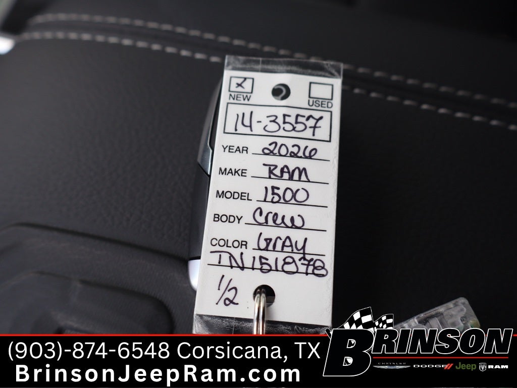 2026 RAM Ram 1500 RAM 1500 LARAMIE CREW CAB 4X4 5'7' BOX