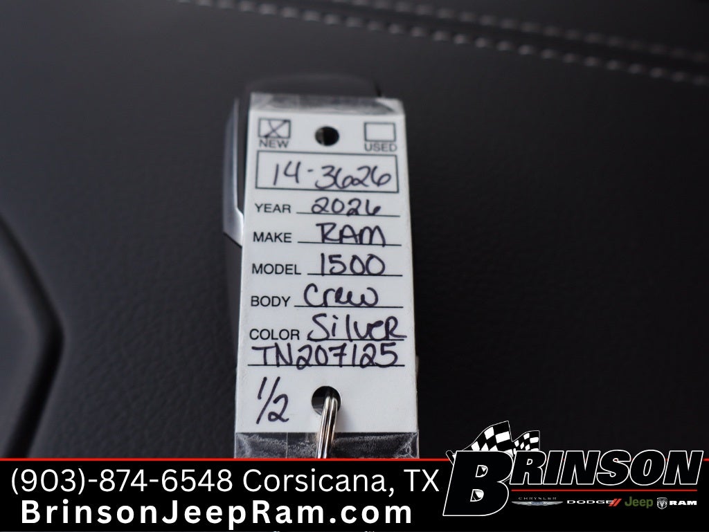 2026 RAM Ram 1500 RAM 1500 LARAMIE CREW CAB 4X4 5'7' BOX