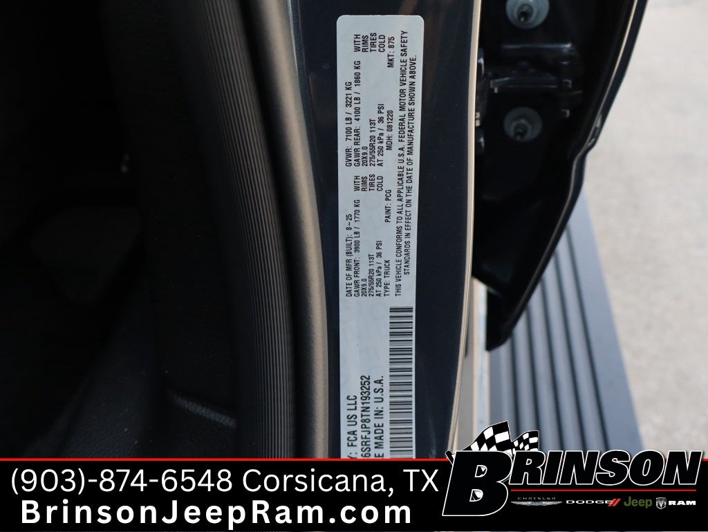 2026 RAM Ram 1500 RAM 1500 LARAMIE CREW CAB 4X4 5'7' BOX