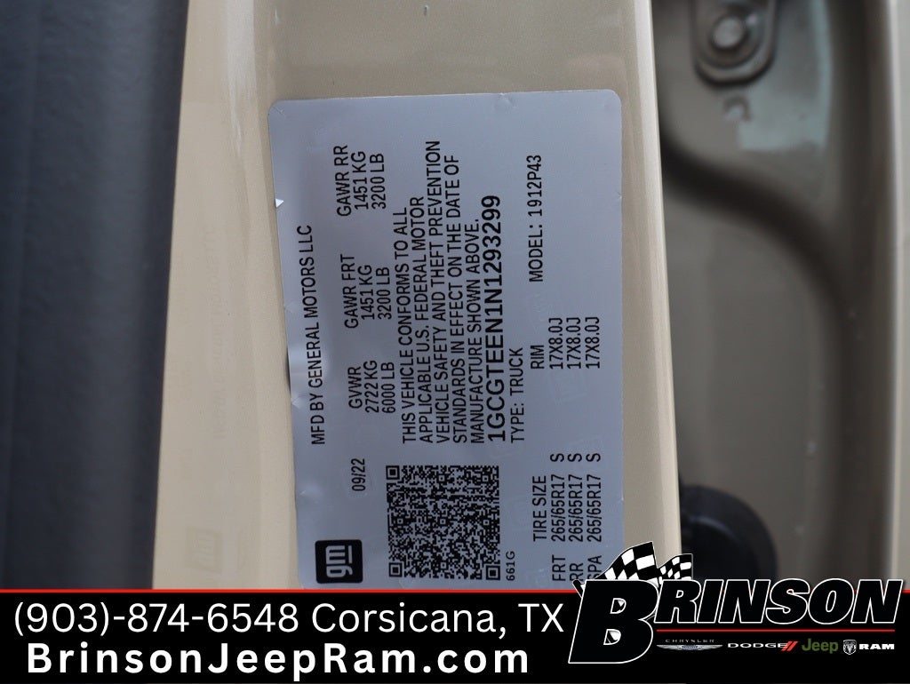 2022 Chevrolet Colorado 4WD Crew Cab Short Box ZR2