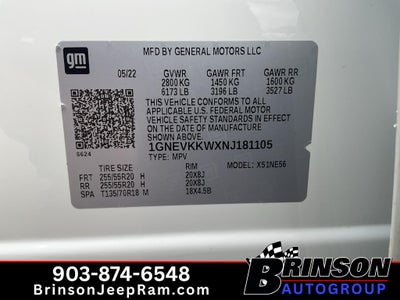 2022 Chevrolet Traverse AWD Premier