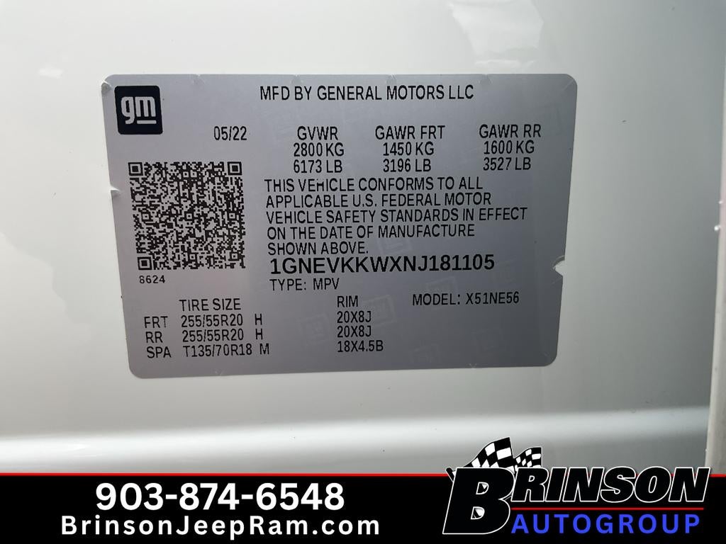 2022 Chevrolet Traverse AWD Premier