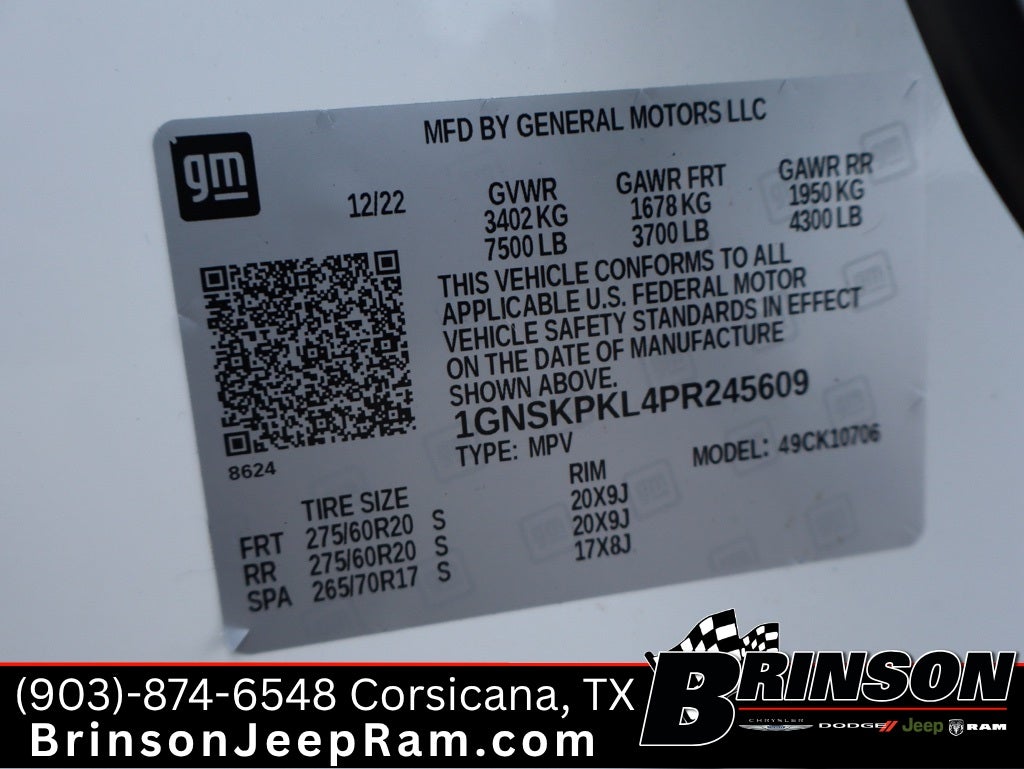 2023 Chevrolet Tahoe Z71