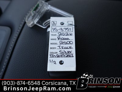 2026 RAM Ram 2500 RAM 2500 TRADESMAN CREW CAB 4X4 6'4' BOX