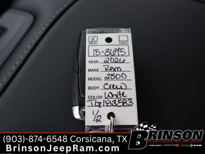 2026 RAM Ram 2500 RAM 2500 WARLOCK CREW CAB 4X4 6'4' BOX