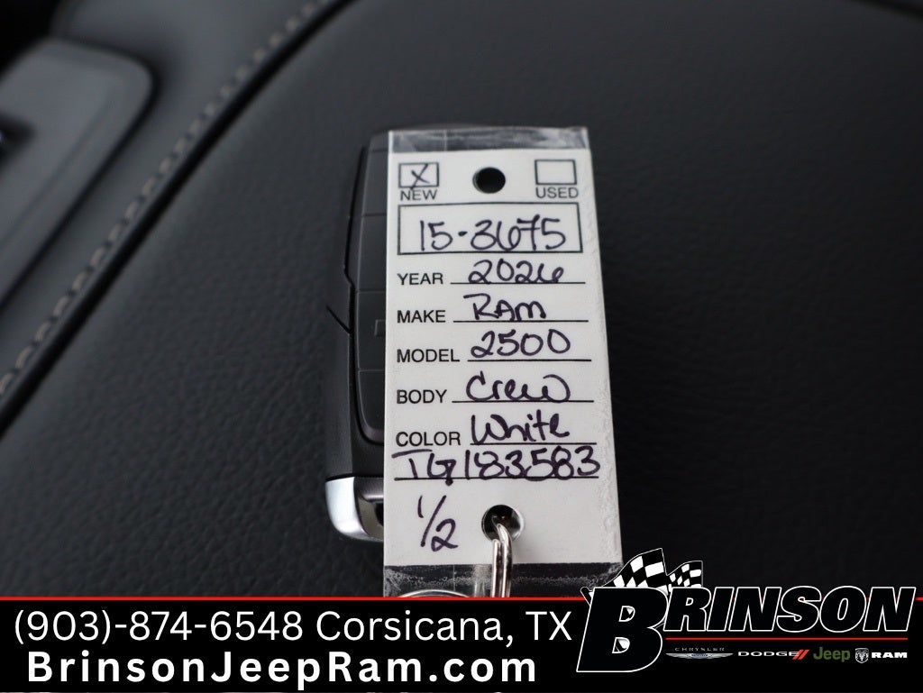 2026 RAM Ram 2500 RAM 2500 WARLOCK CREW CAB 4X4 6'4' BOX