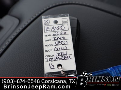 2026 RAM Ram 2500 RAM 2500 WARLOCK CREW CAB 4X4 6'4' BOX