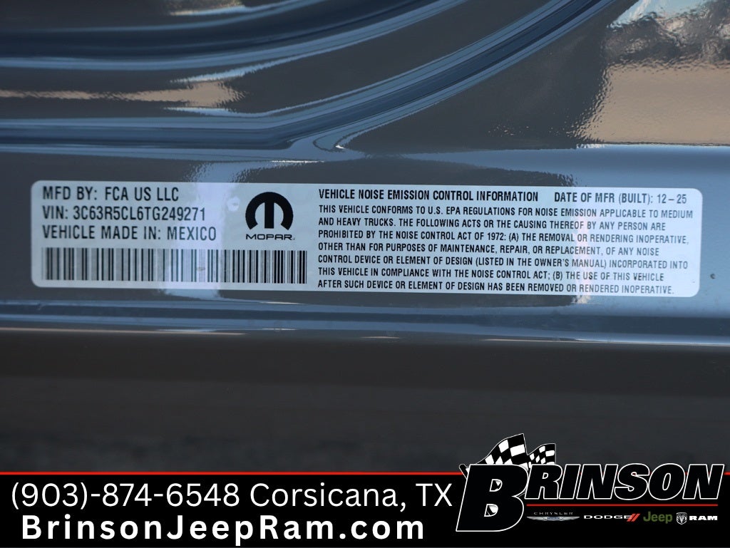 2026 RAM Ram 2500 RAM 2500 WARLOCK CREW CAB 4X4 6'4' BOX