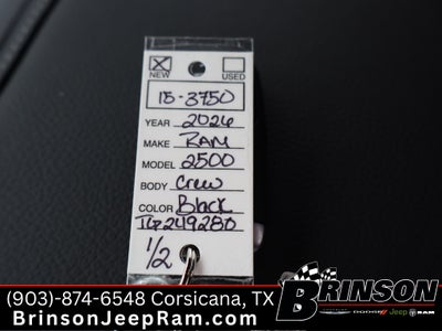 2026 RAM Ram 2500 RAM 2500 TRADESMAN CREW CAB 4X4 6'4' BOX