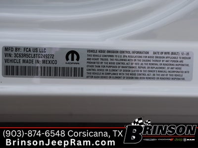 2026 RAM Ram 2500 RAM 2500 WARLOCK CREW CAB 4X4 6'4' BOX