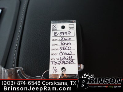 2026 RAM Ram 2500 RAM 2500 TRADESMAN CREW CAB 4X4 6'4' BOX