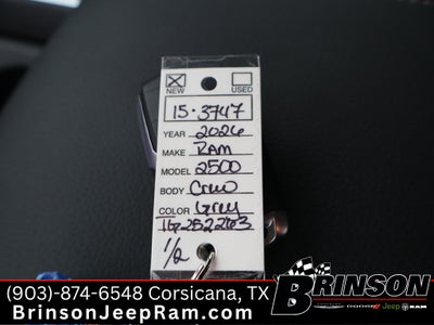 2026 RAM Ram 2500 RAM 2500 LONE STAR CREW CAB 4X4 6'4' BOX