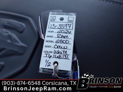 2026 RAM Ram 2500 RAM 2500 LARAMIE CREW CAB 4X4 6'4' BOX