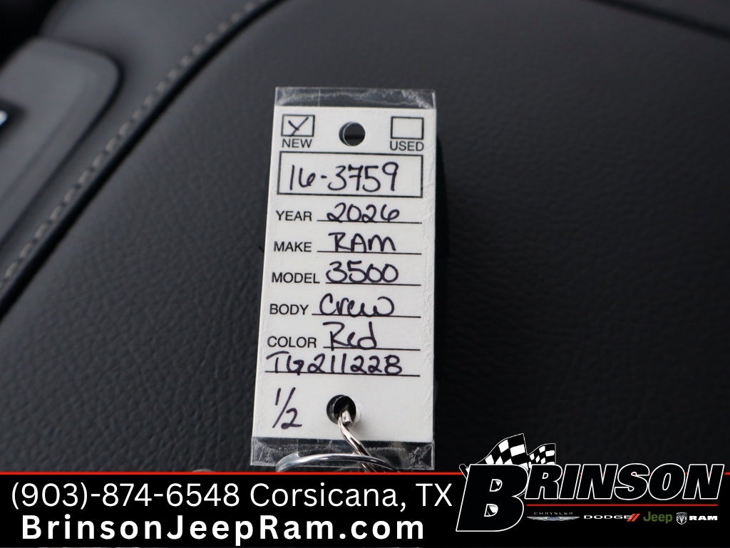 2026 RAM Ram 3500 RAM 3500 TRADESMAN CREW CAB 4X4 8' BOX