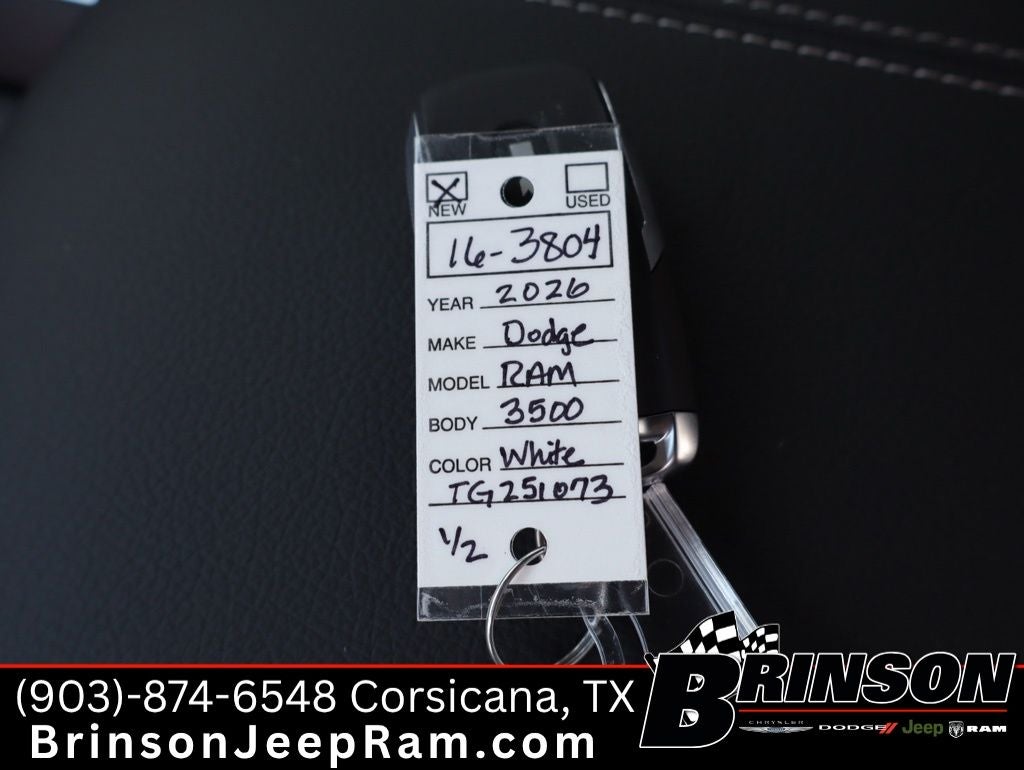 2026 RAM Ram 3500 RAM 3500 LONE STAR CREW CAB 4X4 8' BOX