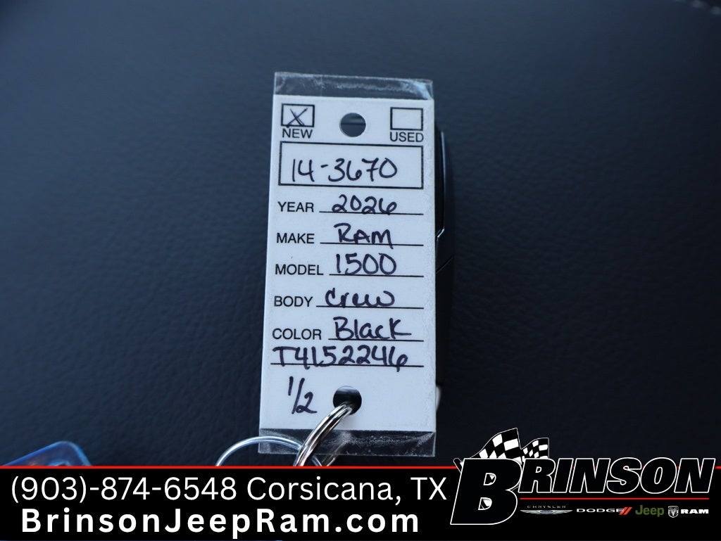 2026 RAM Ram 1500 RAM 1500 LONE STAR CREW CAB 4X4 5'7' BOX