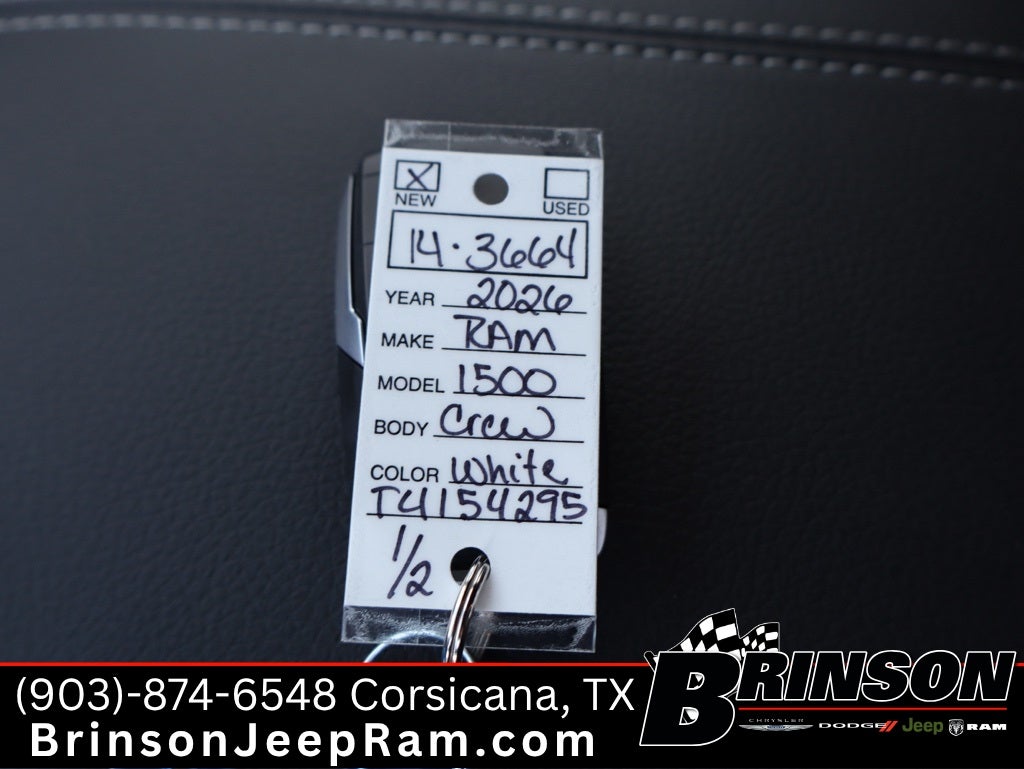 2026 RAM Ram 1500 RAM 1500 LONE STAR CREW CAB 4X4 5'7' BOX