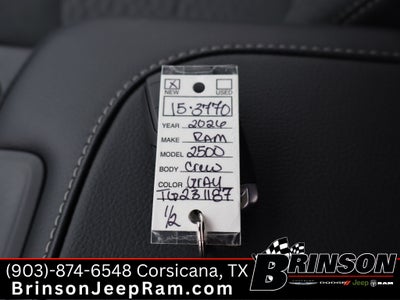 2026 RAM Ram 2500 RAM 2500 TRADESMAN CREW CAB 4X4 6'4' BOX