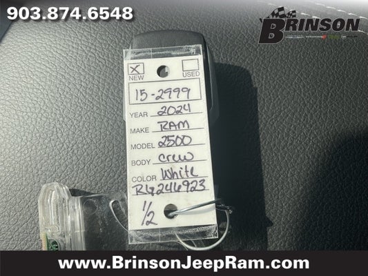 2024 RAM Ram 2500 RAM 2500 LONE STAR CREW CAB 4X4 6'4' BOX in Corsicana, TX - Brinson Auto Group