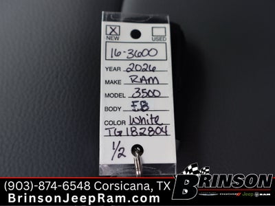 2026 RAM Ram 3500 Chassis Cab RAM 3500 TRADESMAN CREW CAB CHASSIS 4X4 60' CA