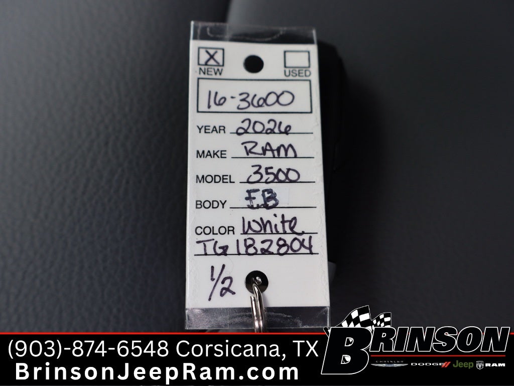 2026 RAM Ram 3500 Chassis Cab RAM 3500 TRADESMAN CREW CAB CHASSIS 4X4 60' CA