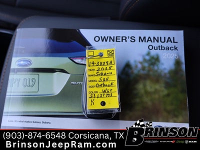 2025 Subaru Outback Wilderness