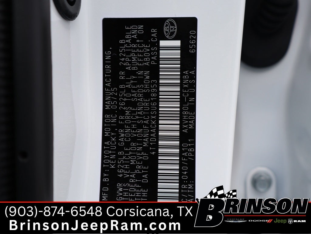 2025 Toyota Camry Base