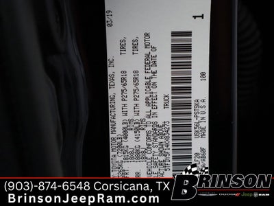 2019 Toyota Tundra SR5 5.7L V8