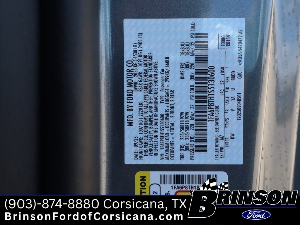 2025 Ford Mustang EcoBoost