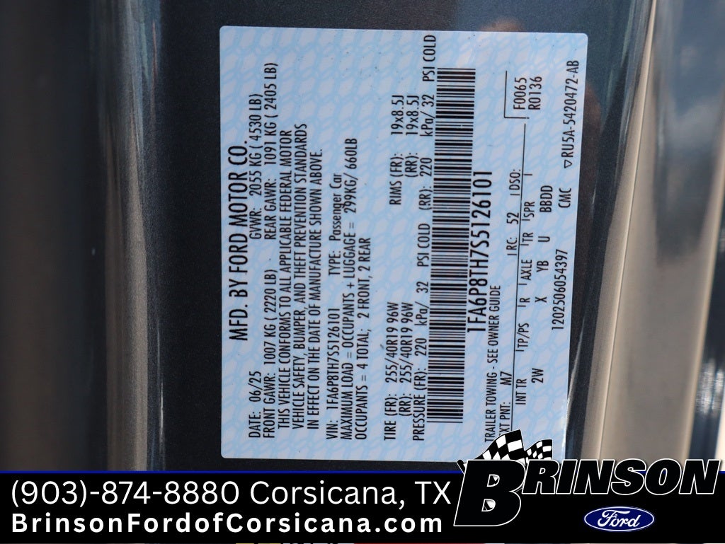 2025 Ford Mustang EcoBoost